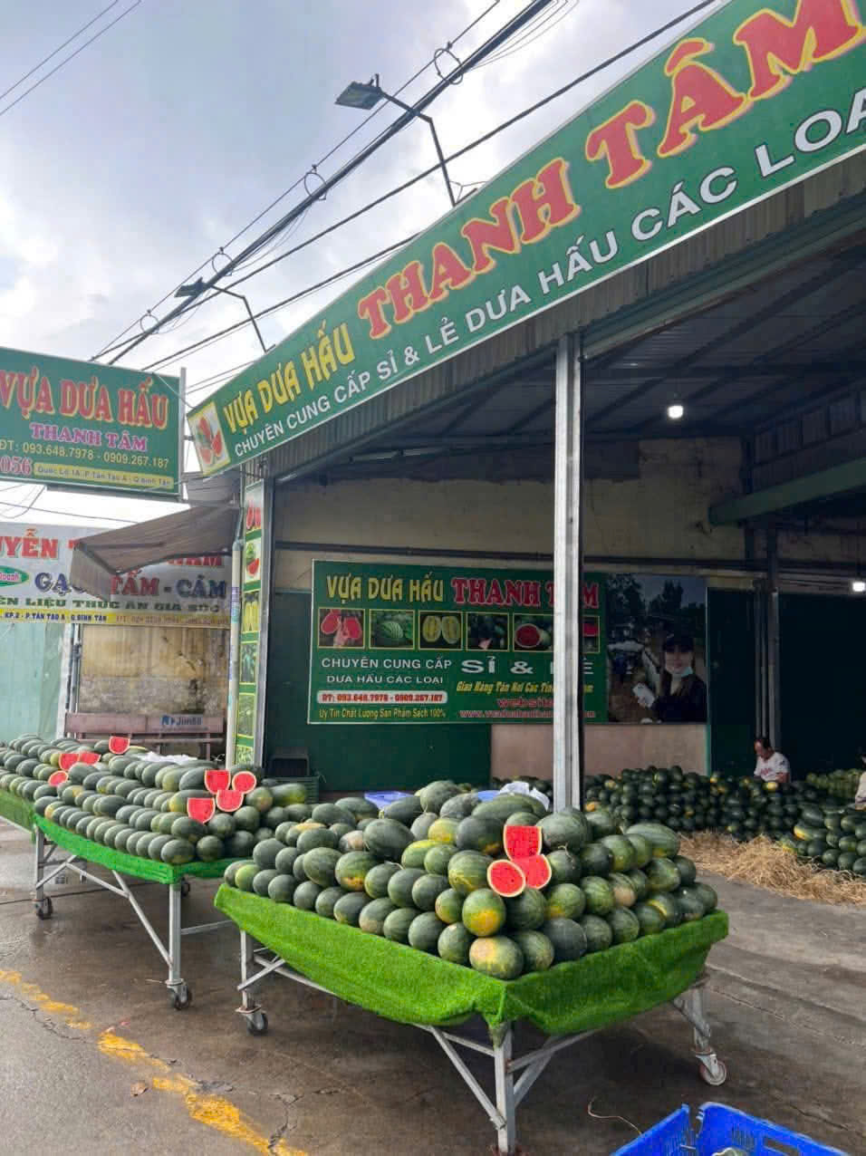 Vựa Dưa Hấu Long An Sỉ-Lẻ Tại Bình Tân